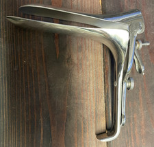 Vaginal Speculum, Vintage Dittmar Stainless Steel, Large, Made in USA