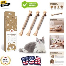 Silvervine Chew Sticks for Cats - Natural Dental Care  Playtime Fun