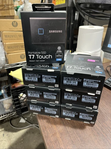 Samsung Portable SSD T7 Touch 2 TB Model#MU-PC2T0K USB 3.2 Gen2 NEW SEALED