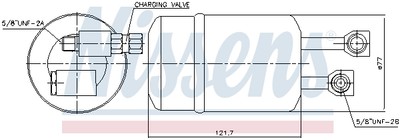 NISSENS 95134 Trockner, Klimaanlage für MITSUBISHI,VOLVO