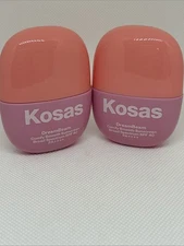 2 Kosas DreamBeam Comfy Smooth Mineral Sunscreen SPF 40 - .5oz Each Travel NWOB