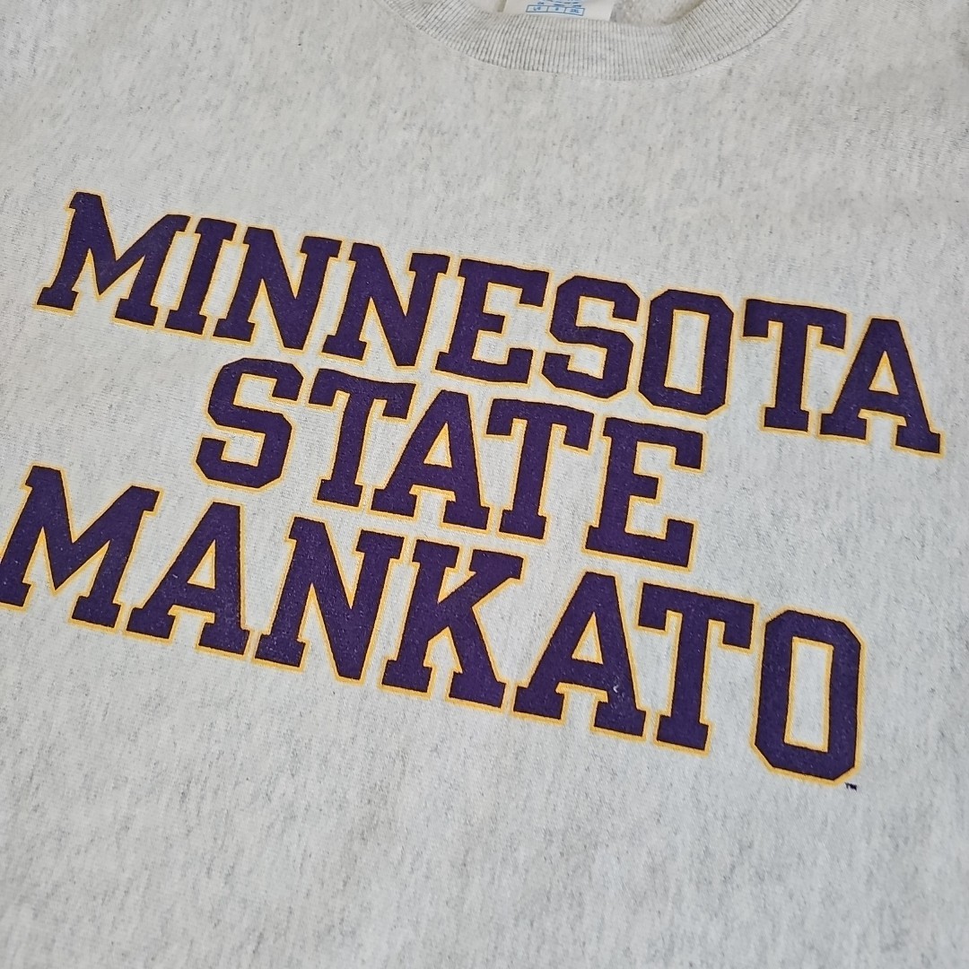 Champion Minnesota State Mankato Sweatshirt Gray Reverse