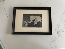 Bild Seidenstickerei Frankreich Lyon 19. Jahrhundert Les Rameaux Nonne