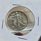 1945 Walking Liberty Half Dollar 90% Silver Coin US Vintage Collectible