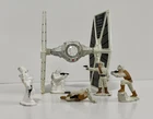 Vintage Kenner 1978 Die Cast TIE Fighter + Hoth Troopers LFL 82