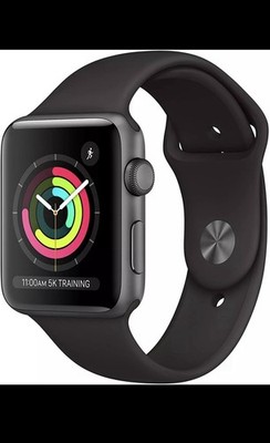 Apple MTF32LLA Watch Series 3gps 42 Mm Space Gray Aluminum With