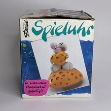 Diddl Spieluhr mit Herz -Ich Liebe Dich - Kunstharz- Handarbeit-Funktioniert OVP