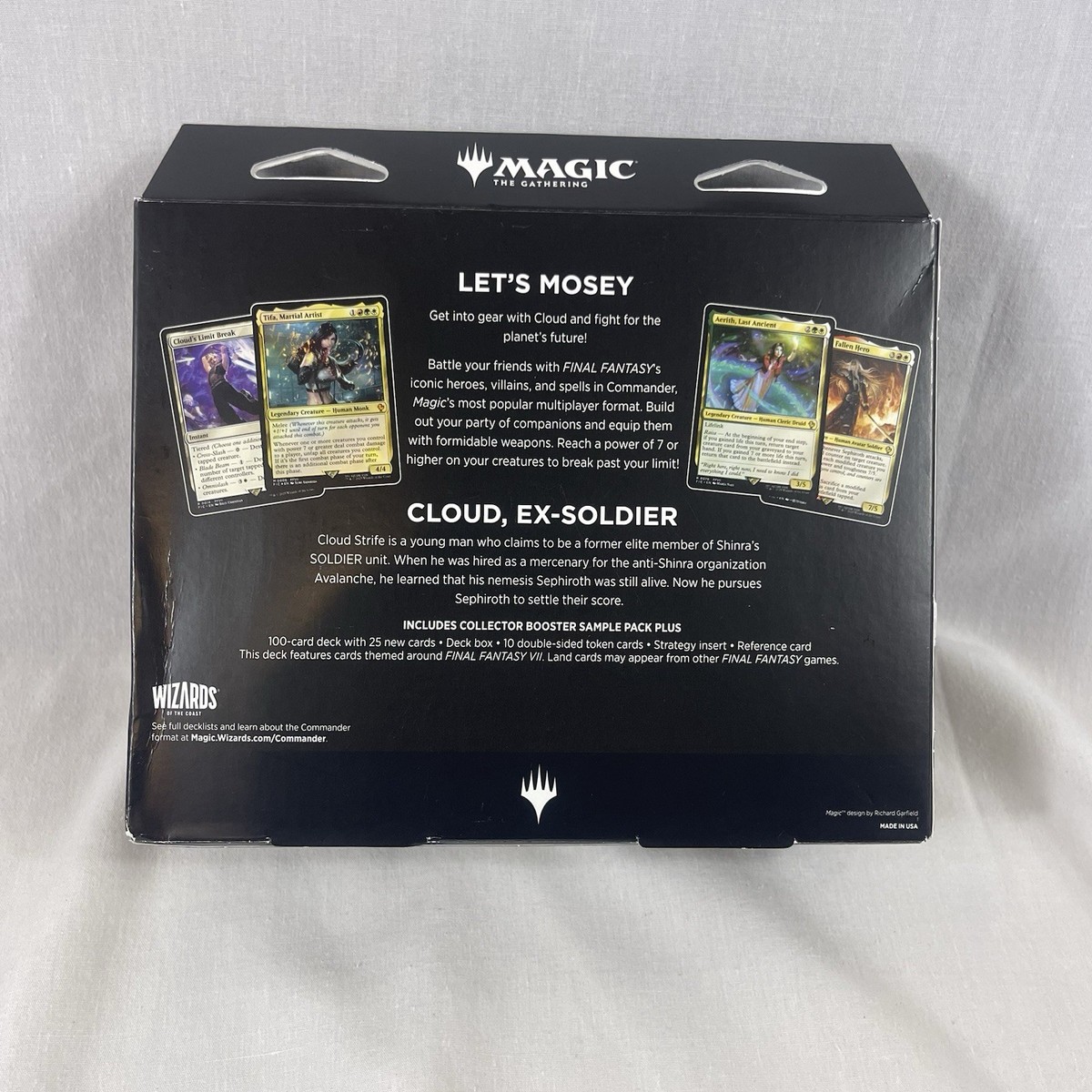 Magic: The Gathering Final Fantasy Cloud Commander Deck 'Limit Break'  Edition | eBay