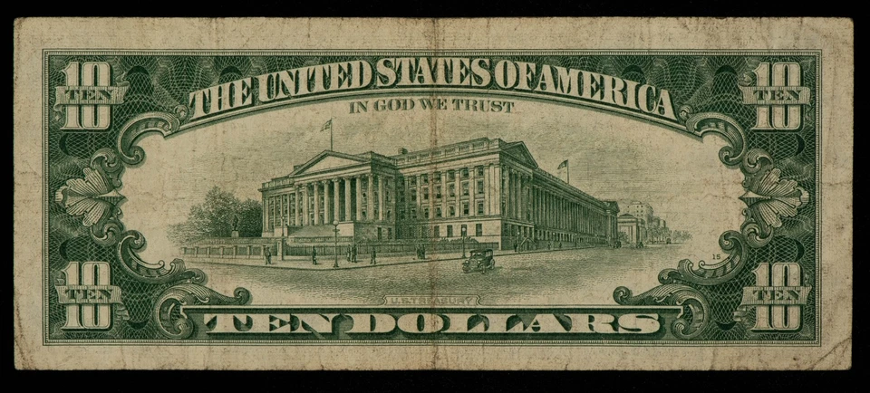 FR 2017-D* $10 1963 A Federal Reserve Note US - Star Note - SKU-CA1330 - Image 2 of 2