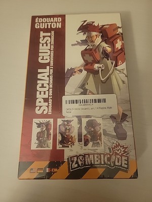 NEW Sealed Zombicide Survivor Set - Special Guest Edouard Guiton Board Game CMON