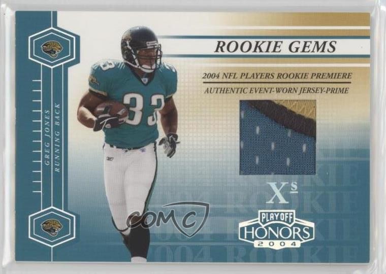 2004 Playoff Honors Rookie Gems Xs 7/25 Greg Jones #219 Rookie RC 0c2