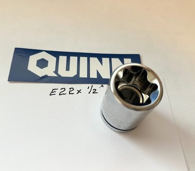 Quinn E22 x 1/2''  Torx Star Socket , Female External Free USA Shipping