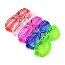 led glasses party Flicker 1 Pack 5 Individual Classes Mixed Colors
