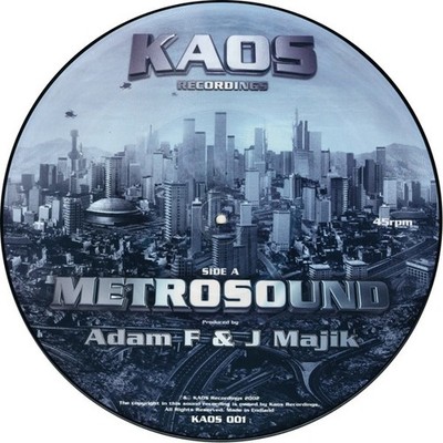 Adam F & J Majik - Metrosound - 12'', Single, Ltd, Pic
