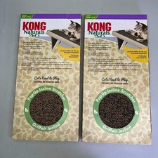 KONG 2 PACK Naturals Pop-Up Incline Scratcher W/ Catnip 19" x 10" x 1" CS11