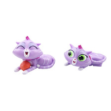 Disney Puppy Dog Pals "Hissy The Purple Cat" Travel Pets Figure Toy
