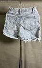 Frame Women's Light Blue Denim High Rise Cuffed Shorts Size 25 — photo 3
