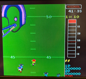 10 YARD FIGHT a PCB from IREM in 1983. Rewired to JAMMA.