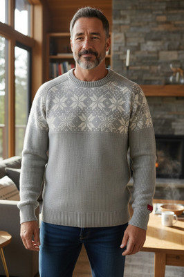 Ulvang Pullover Wolle Grau GR. XL