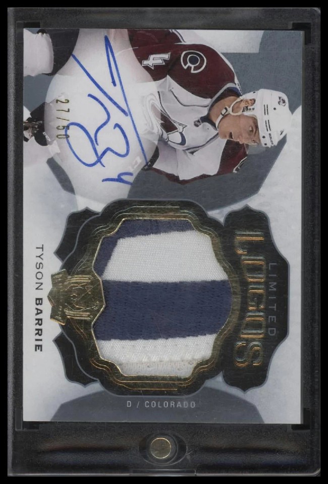 2016-17 Upper Deck Cup Limited Logos Au Jumbo Patch Tyson Barrie /50 AU #LL-TB