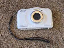 Nikon COOLPIX S33 13.2MP Digital Camera - White for sale online | eBay