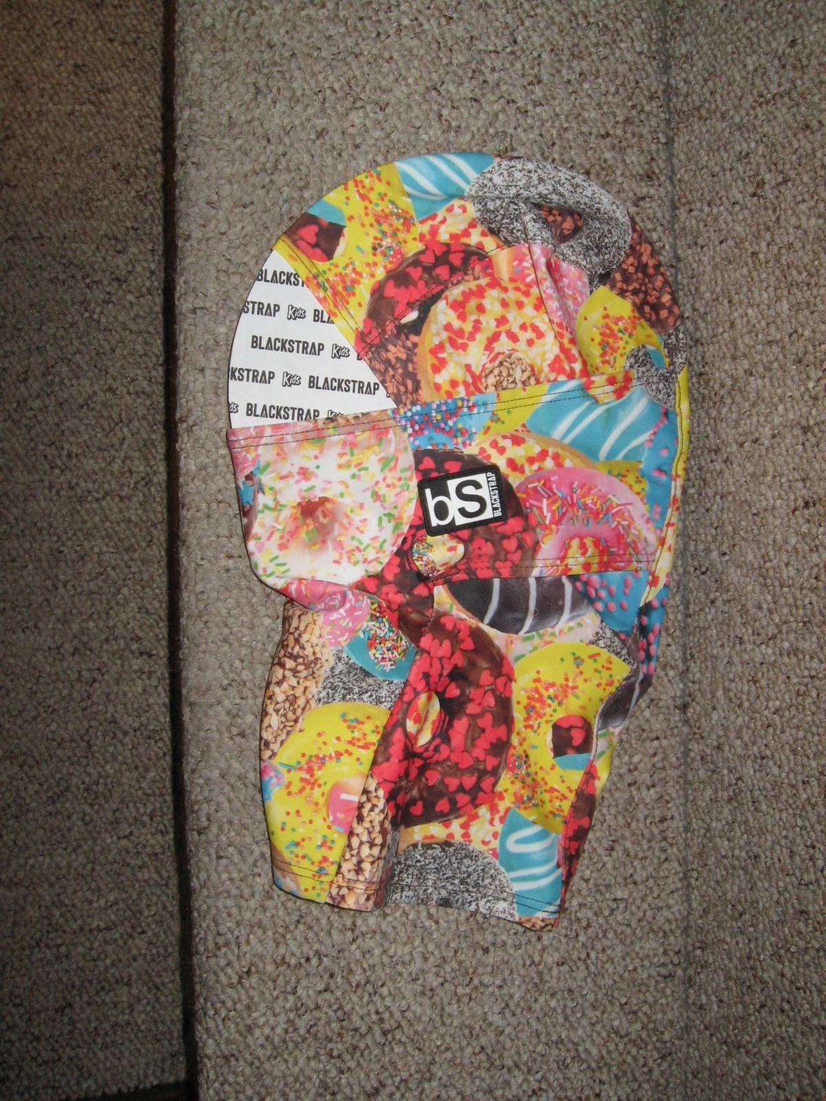 NEW BlackStrap KIDS YOUTH Hood Balaclava Facemask DONUTS SPRINKLES