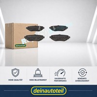 Bremsbelagsatz Scheibenbremse Hinten RAP Brakes R P1347 FüR Mazda
