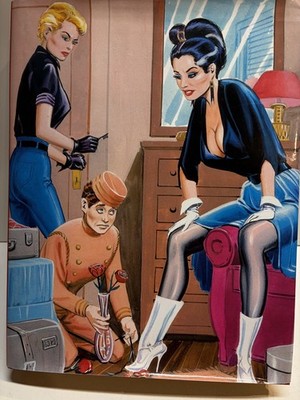 Große gebunden Art of Eric Stanton - For The Man Who Knows His Place 35x27cm