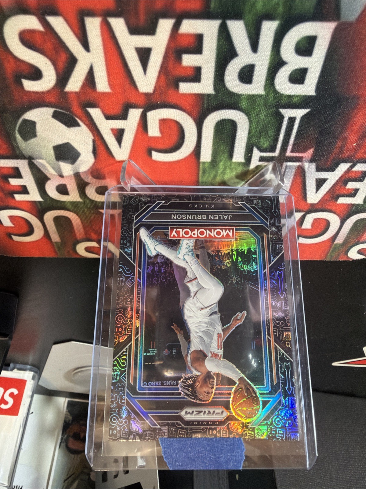 2022-23 Panini Prizm Monopoly - Monopoly Black Prizm #60 Jalen Brunson