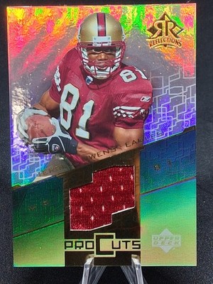 2004 Upper Deck Reflections - Pro Cuts Jerseys Terrell Owens #PC-TO Gold (MEM)