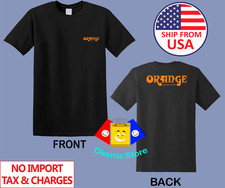 Orange Amplifiers Classic Men's Black Size S to 3XL