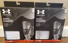 Under Amour Strive White Volleyball Knee Pads Size Medium Lot of 2