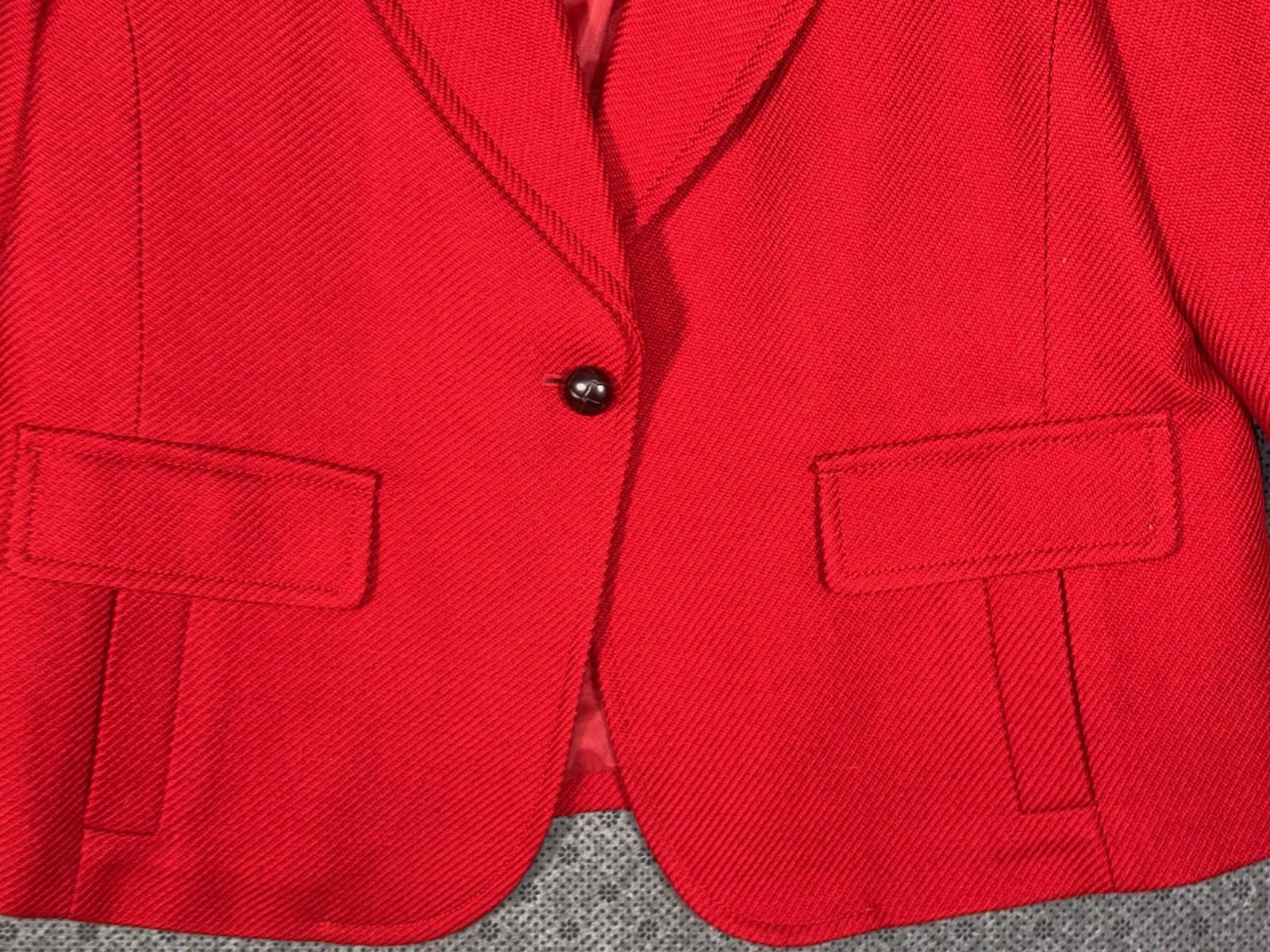 Talbots Blazer Jacket Wool One Button Women’s Sz … - image 3