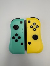 Nintendo Switch Joy Con Controller Pair Pastel Green Yellow Tested Unofficial