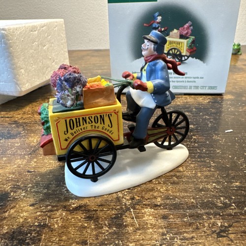 Dept 56 Christmas in the City Johnson's Grocery Holiday Deliveries #58897 - Picture 3 of 8