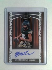 2026 Leaf Paydirt Football - Auto - Autograph - Brayden Fowler-Nicolosi #50/65
