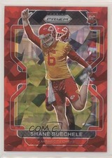 2021 Panini Prizm Rookie Red Ice Prizm Shane Buechele #396 2w0