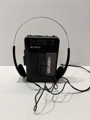 Sony Walkman WM-F2015 AM/FM Cassette Player Works, Headphones, Cleaned New Belts