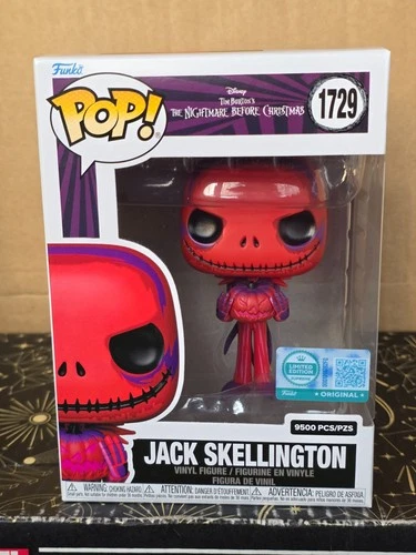Funko Pop Vinyl - Disney #1729 Jack Skellington - New- NBX - Limited 9500 pieces