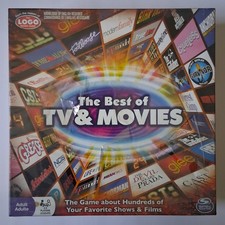 The Best Of TV & Movies Board Game by Spin Master 2-6 Adult Players