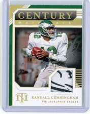 2020 Panini NT Century Materials Randall Cunningham #CMRC Relic /10 Card