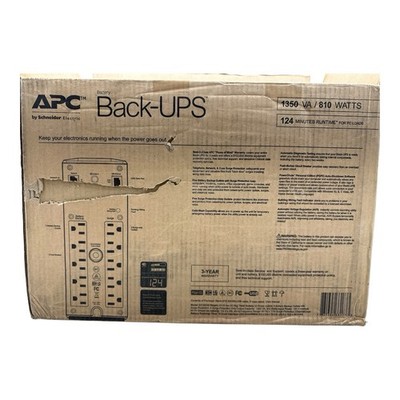 APC Back-UPS 1350VA 10-outlet battery backup and Surge Protector BX1350M