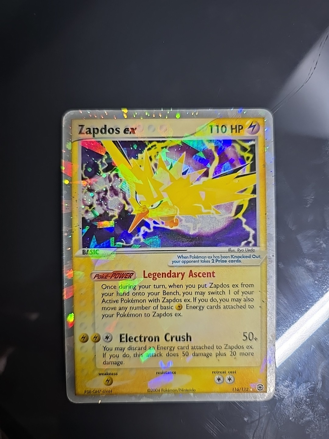 Zapdos ex 116/112 FireRed & LeafGreen Holo LP