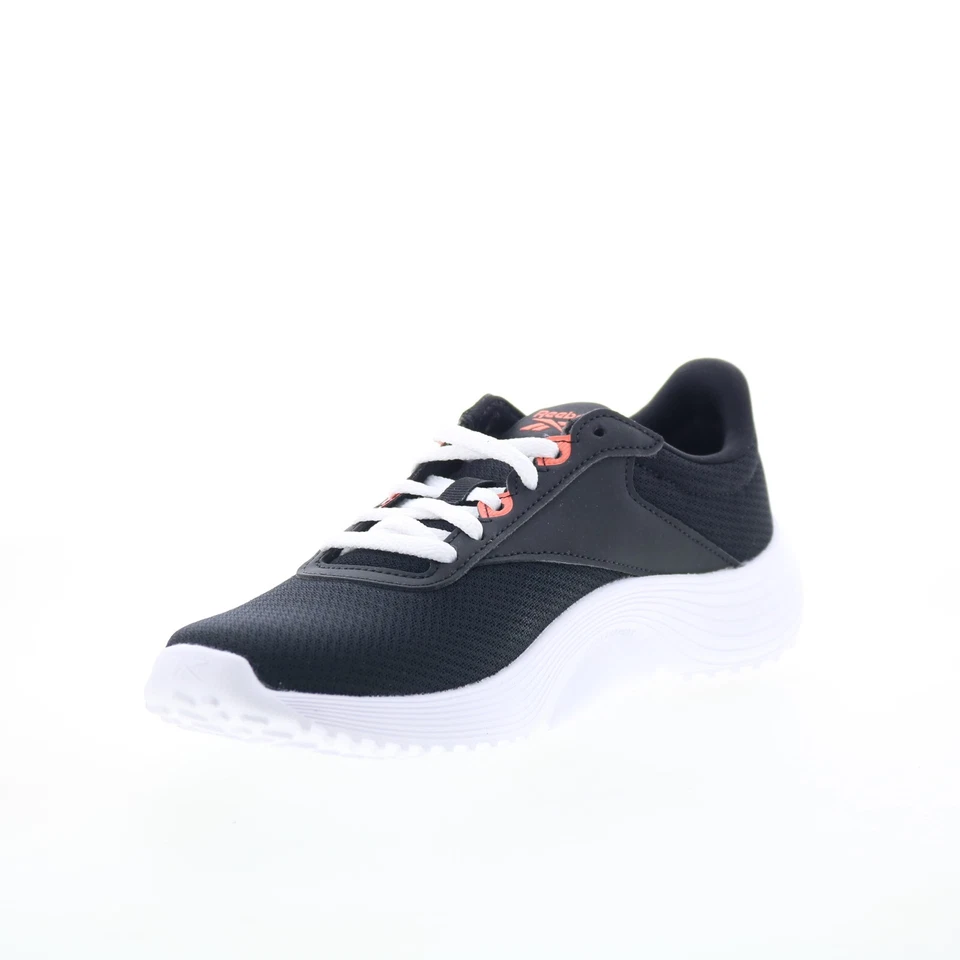 Zapatos deportivos para correr Reebok Lite 4 para mujer de malla negra con cordones Foto 4 de 4