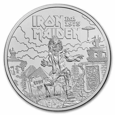 2025 Great Britain £5 Music Legends: Iron Maiden BU