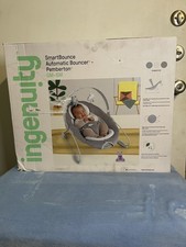 Ingenuity SmartBounce Automatic Bouncer-Pemberton 0M-6M, Gray