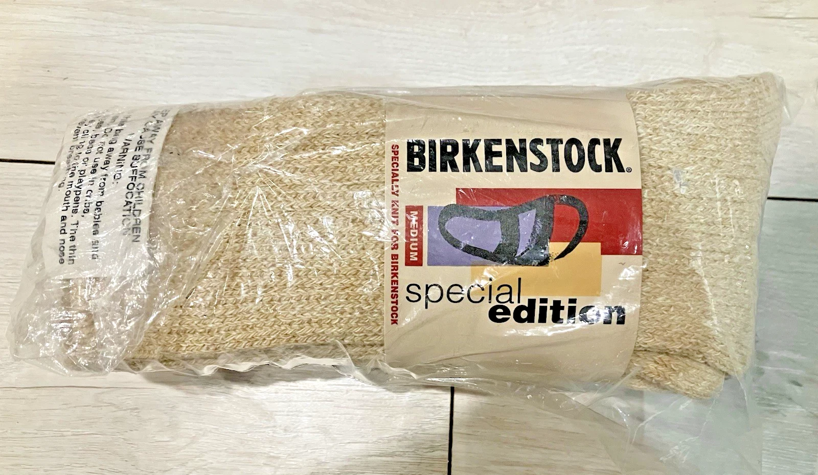 3 Pack of Vintage Birkenstock Special Edition Knit Socks Made in the USA