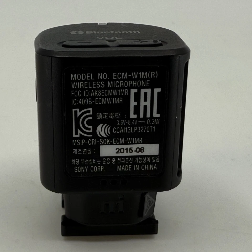 TRANSMISOR INALÁMBRICO SONY ECM-W1M SOLO PARA PIEZAS O REPARACIÓN SOLAMENTE Foto 3 de 4