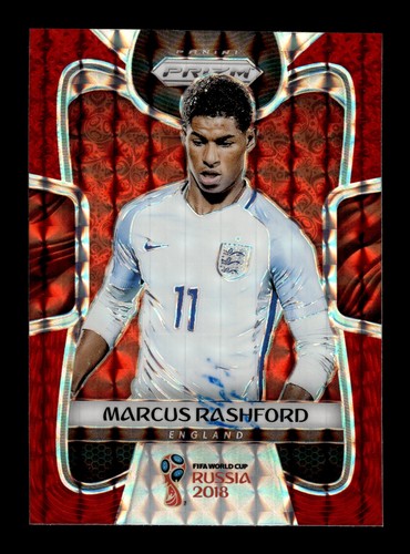 Marcus Rashford [Red Prizm] #72 2018 Panini Prizm World Cup card