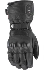 Highway 21 Radiant Heated Leather Motorcycle Gloves Black
